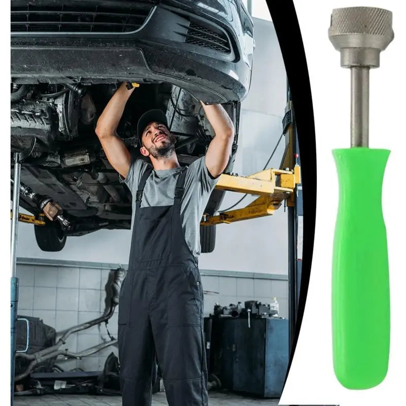 Steel Brake Spring Washer Tool for Rear Wheel, Ergonomic Handle Car Repair Tool, Repair Brake Shoe Compressor Drum Brake Tool, Compatible with 5/8 Inch to 7/8 Inch Diameter Washers（1,000+ sold）