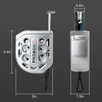 16FT Retractable Tape Measure Stainless Steel Measuring Tape With One sided Scale Waterproof Portable AutoLock Ruler With Magnetic engineer tape