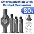 24 in 1 DIY Screwdriver Set,1 Set Switchable Screwdriver Shape Magnetic Screwdriver,Compact and Portable Ratchet Screwdriver Set,Multifunctional Drill Bit Set,Detachable T-shaped Ratchet Handle Hardware,Precision Screwdriver Tool Kit,Home Repair Tool Box