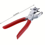 Belt Punch Pliers - Specialty Hand Tool with Smooth Hole Puncher, DIY Tools for Belt Perforation, Home Leather Projects, Father's Day Gift
