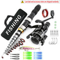 Spinning Fishing Rod & Reel Combo Set, Anti-Entanglement Fishing Pole with Accessories & Storage Bag for Outdoor Fishing, Fishing Tackle Set