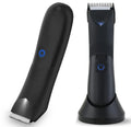 Manscape Trimmer for Men - IPX7 Waterproof Ball Trimmer w/Light & Ceramic Blade, Body Groomer for Pubic/Body/Groin Grooming, Electric Razor Shavers, USB-C Charging, No Nicks, Gifts for Him Dad