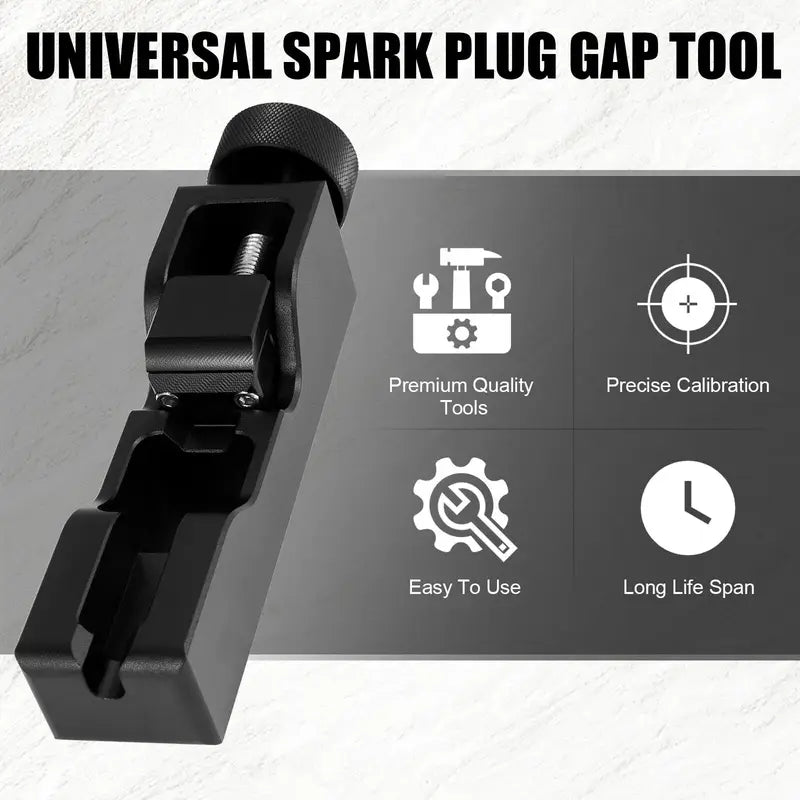GJANSH Universal Spark Plug Gap Caliper Tool For Most 10mm 12mm 14mm 16mm Spark Plugs