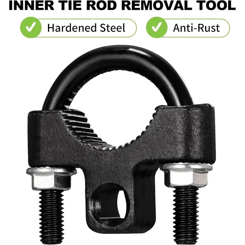 Inner Tie Rod 3/8" inch Universal Low Profile Tool 30-42mm with Non-Slip for Easy Inner Rod Removal and Installation, U-Wrench for Automotive Repair  [Sold 388 units]