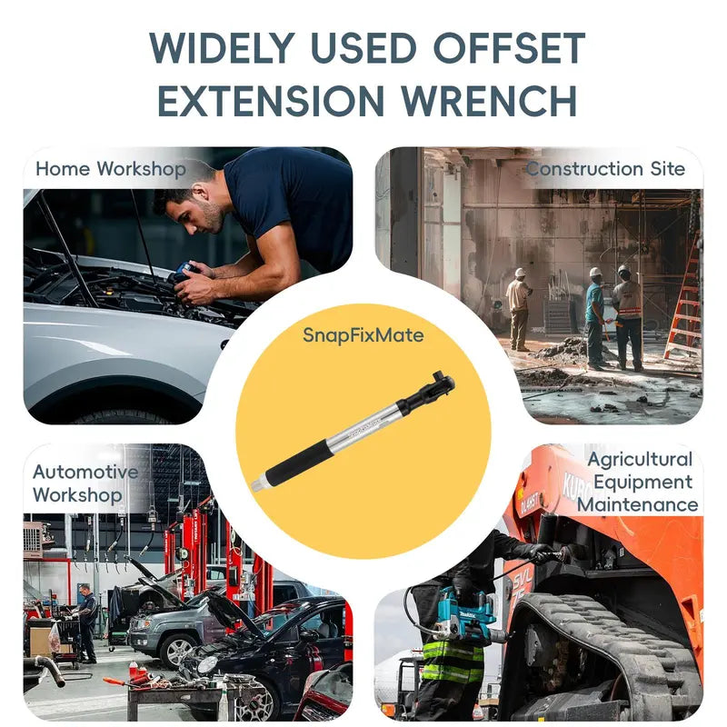1/2in Wrench Extend Rod, Ni Cr Alloy Steel Multifunctional Universal Wrench Extender, Compact Size and Lightweight Design, for Fastening Tasks,SnapFixMate