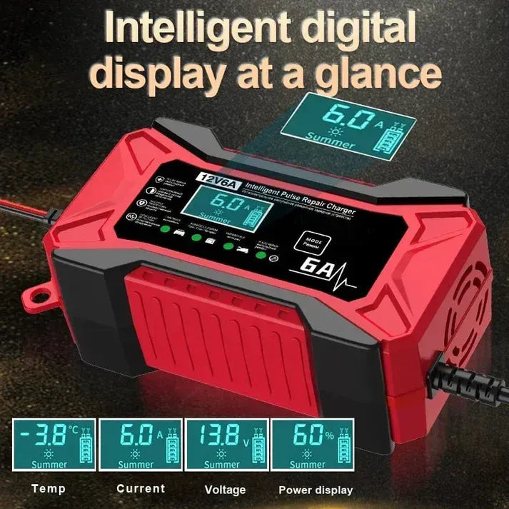 This product needs to be plugged into a socket for use🛵🔋Smart Battery Charger for Car & Motorcycle