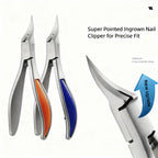 Slanted Head Beak-shaped Nail Clipper - Full Metal - For Ingrown & Toe Nails