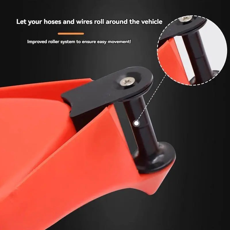 Car Wash Hose Anti-Kinking Tool, Tire Positioner for Easy Hose Movement, Hose Guides System, Suitable for Cars and Motorcycles, Versatile Suitability, Essential Accessories, 2 Pcs Set   [Sold 1000+ units]