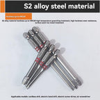 6-Piece Screwdriver Drill Bits Set, Tool Accessories with Magnetic Hexagonal Shanks & Unique Pagoda-Shaped Internal Hex Design, Tightens 1.5mm-6mm Nuts for Electric Drills & Wrenches   [Sold 769 units]