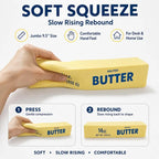 Large Butter Squishy Slow Rebound Toy, About 10 inches Giant Sensory Fidget Toy for Kids Adults, Funny Gag Gift Ages 3+.