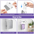 Household UV Mosquito Killer Lamp Plug-in Electric Shock Sticky Trap Dual Action Design Safe Chemical-Free Indoor Outdoor Use summerwins