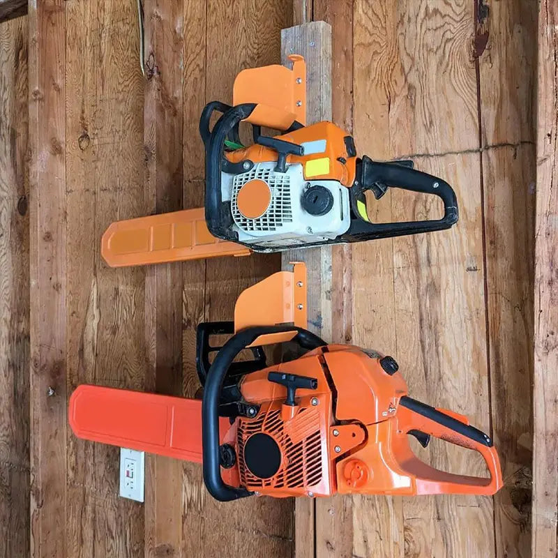 Chainsaw Hanger, 1/2 Pack Chainsaw Wall Mount, Heavy Duty Chainsaw Holder, Garage Organization Garage Storage Shed Organizer Mounted Chainsaw Rack   [Sold 631 units]