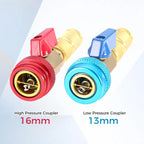 R134A Valve Core Quick Remover Installer, High Low Pressure Valve Core Remover Tools Kit for R13A Refrigerant Air Conditioner System Fathers Day Gifts