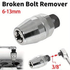 6-13mm Broken Bolt Extractor Set - Metal Damaged Stud Remover Tool for Impact Wrench and Ratchet, Non-Electric Manual Operation,Summervibes