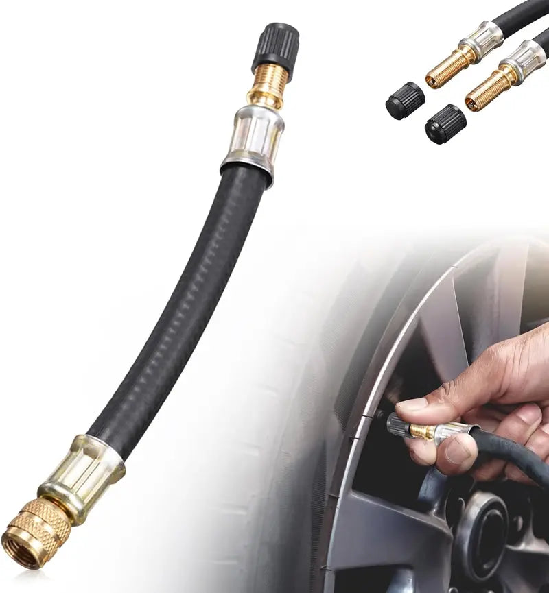 210mm Universal Flexible Tire Valve Extenders 2026 New Tire Valve Extension for Cars Motorcycles RV Trucks Bikes & Scooters Easy Install Versatile Use, toolupgrade [Sold 397 units]