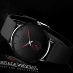 Men's Business Fashion Round Dial Analog Quartz Watch, Minimalist Style Wristwatch, Trendy Watch for Daily Use As Gift with Box, Round Face Wristwatch（1,000+ sold）