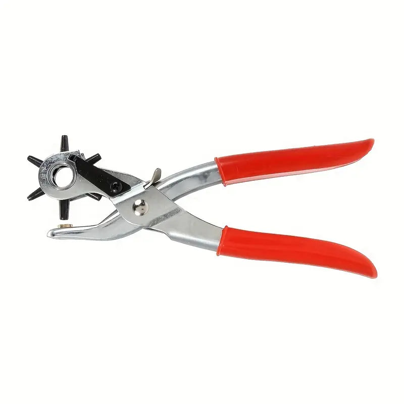 Belt Punch Pliers - Specialty Hand Tool with Smooth Hole Puncher, DIY Tools for Belt Perforation, Home Leather Projects, Father's Day Gift