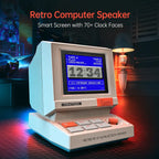Compact Wireless Bluetooth Speaker - Retro Mini PC Design, USB & Card Support, App Control, White Noise, Office Desk Tech Gadget, Cool Gadgets,Father's Day Gift, DealsForYouDays, Father's Day Gift Ideas, Mens Gifts