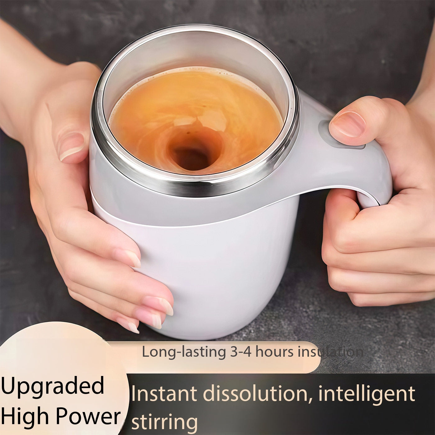 German Craft Multifunctional Mixing Cup Rechargeable Electric Magnetic Rotation Portable Mug