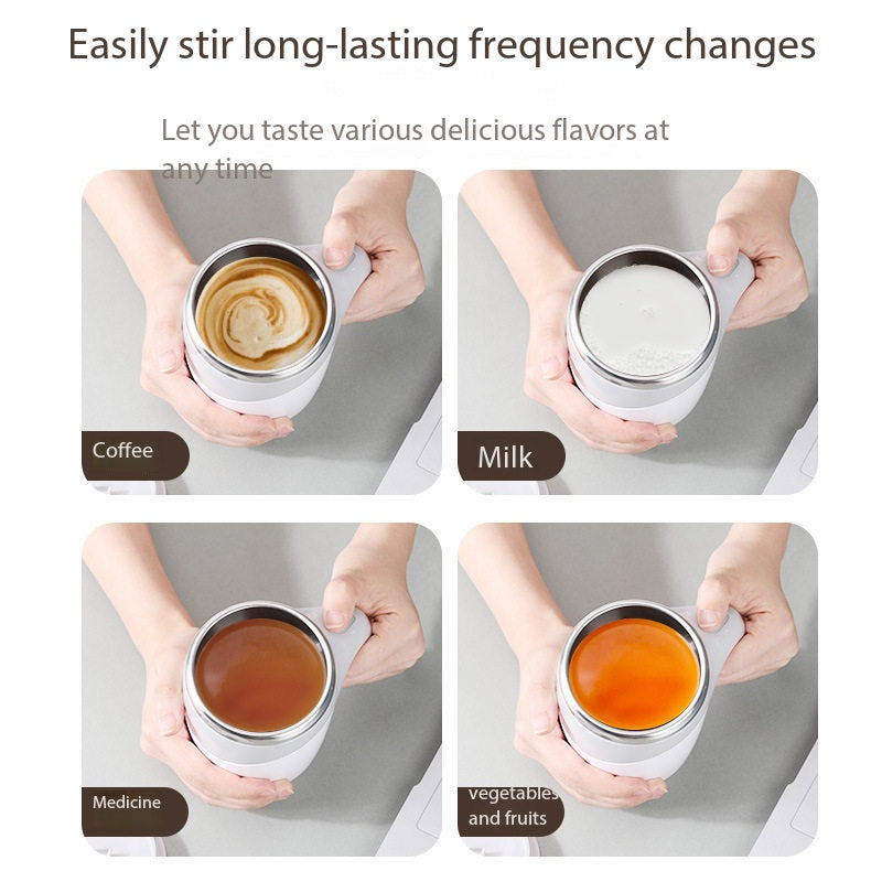 German Craft Multifunctional Mixing Cup Rechargeable Electric Magnetic Rotation Portable Mug