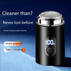 Electric Shaver, Men's Digital Display Home Car Charging Beard Trimmer