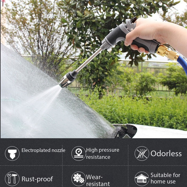 Multifunctional Extended Rod High Pressure Water Gun Home Use For Car Wash And Plant Watering