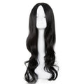 African Style Fluffy Long Curly Wig Middle Part Breathable Synthetic Wig