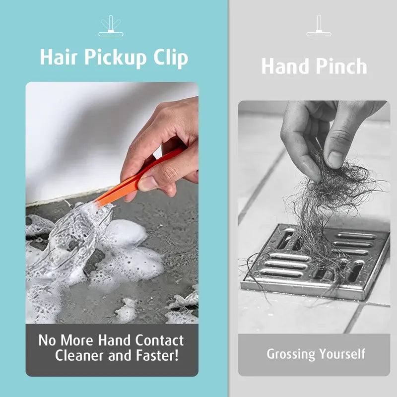3-in-1 Floor Scrubber Squeegee Combo - Long Handles, 360° Rotatable, Heavy-Duty Stiff Bristle Scrubber, 3in1 Glass Wipe for Bathtub, Shower, Home Cleaning Supplies (Shower Broom Squeegee), Brush+Squeegee, Durable