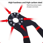 Bionic Self-Adjusting Wrench, Adjustable Wrench, 14-in-1 Multifunctional Universal Wrench with Anti-Slip Handle, High-Torque Portable Tool for Car & Bicycle Repair [Sold 667 units]
