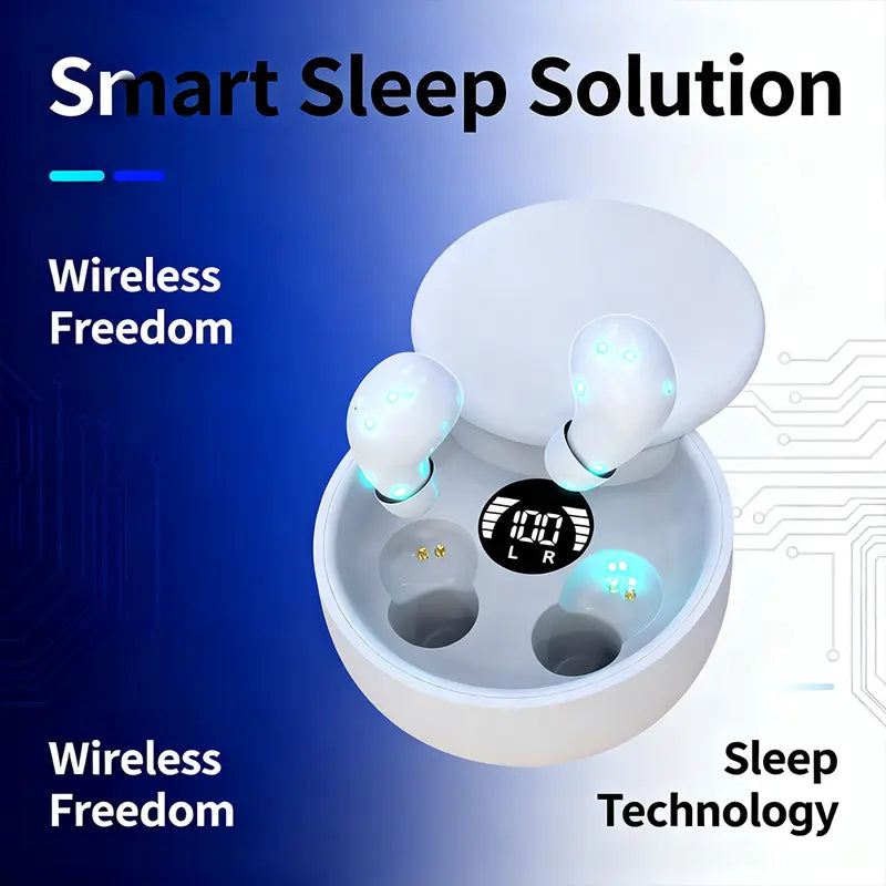 MSHUKCOE Mini Invisible Headphones Bluetooth 5.4 True Wireless In-Ear Earphones sport Audio Earbud audifonos bluetooth wireless headphones noise cancelling headphones gamingheadset