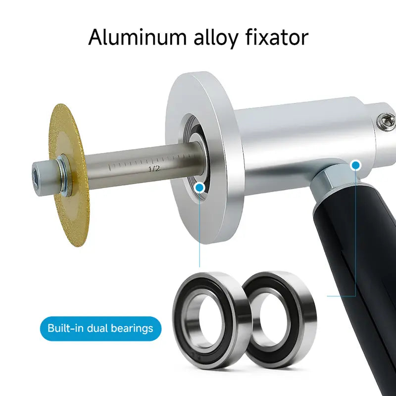 LOZLIN PVC Pipe Inside Cutter with Diamond Grit Cutting Wheel & 7 Inch Adjustable Depth 1/4 Inch Hex Shank Compatible with Impact Drivers and Drills