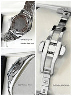 Men's Business Fashion Round Dial Analog Quartz Stainless Steel Watch, Fashion Watch for Party, Daily Clothing Decor, Trendy All-match & Exquisite Watch for Birthday Gift with Box [Sold 1000+ units]