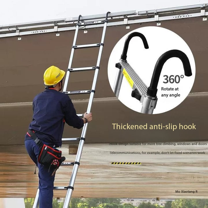 SAKER PORTABLECOLLAPSIBLEEXTENSION LADDER 3.1 meters