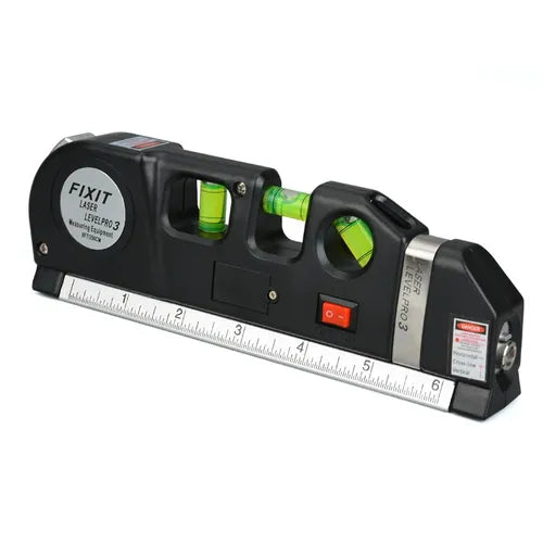 Multifunctional 4-in-1 infrared laser level 2.5m tape measure electronic laser level
