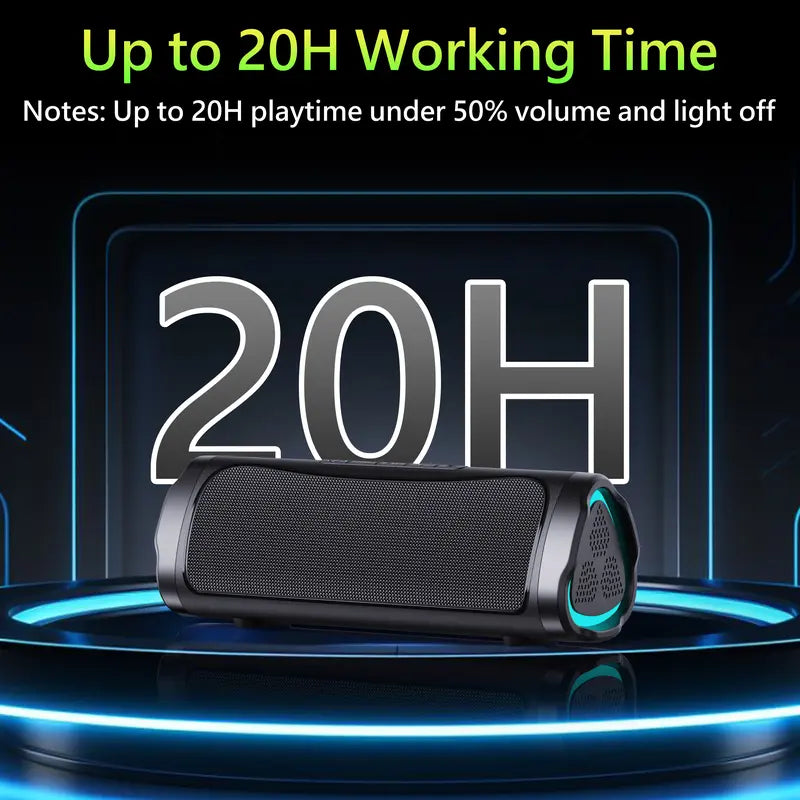 ortable Bluetooth Speaker with HD Sound BT5.3 & TWS Pairing Suitable for Home Party Outdoor Beach Ideal as Electronic Gadgets Birthday Gift
