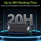 ortable Bluetooth Speaker with HD Sound BT5.3 & TWS Pairing Suitable for Home Party Outdoor Beach Ideal as Electronic Gadgets Birthday Gift