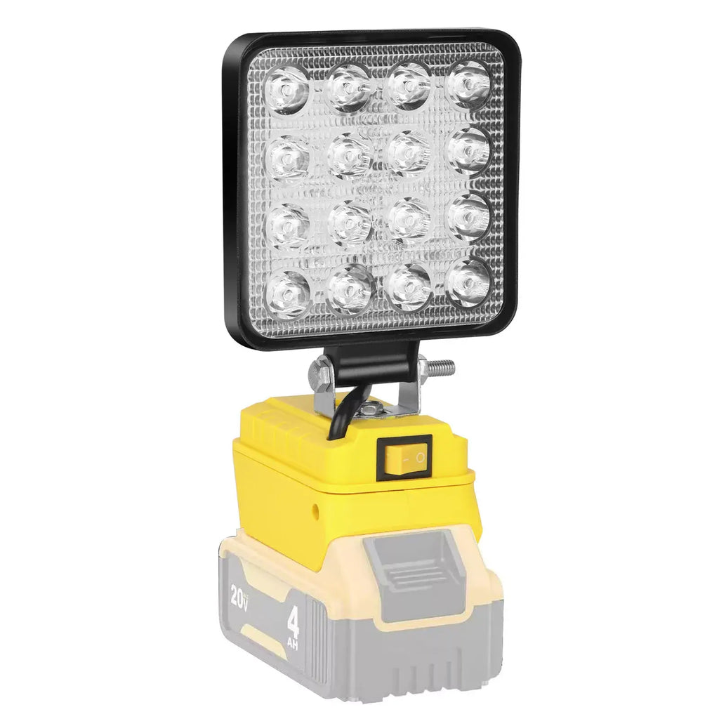 Cordless Led Work Light Compatible with De walt 20V Battery, Portable Flood Light Flashlight [Sold 564 units]