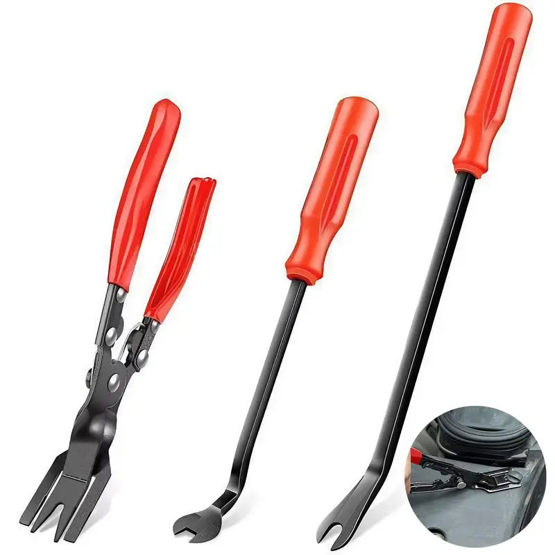 Car Door Panel Removal Tool with Comfortable Handle, Automotive Door Panel Removal Tool Set, Assembly & Disassembly Tools for Car Repair   [Sold 369 units]