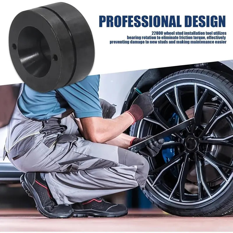 Wheel Stud Installer,Wheel Stud Installer Tool,Safe, Saves Time, Effort,Tire Stud Tool,Wheel Stud Installer Replace,Compatible with Most All Automotive Wheels and Light-Duty Truck Wheel Stud toolupgrade   [Sold 396 units]