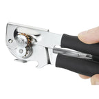 Manual Can Opener with Soft Handles,Commercial Can Openers Heavy Duty, Ergonomic Easy-Turn Crank for Seniors,Industrial Can Opener for Restaurant