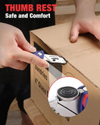 Folding Utility Knife, Quick-Change Box Cutter, Blade Storage in Handle