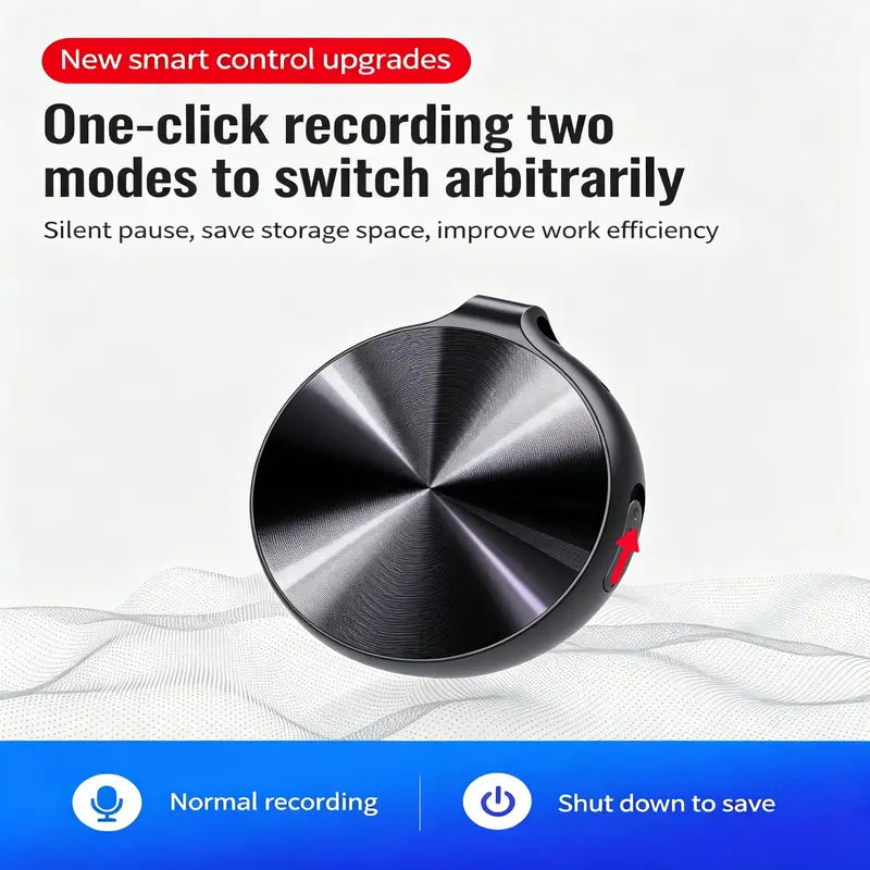 HD Smart Voice Recorder Pen Device - 1-Touch Recording & Playback, Normal Recording, File Saving, Long Battery Life (Charging First Helps Extend Battery Life), Superior Audio Quality, Intelligent Features（1,000+ sold）