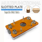2-in-1 Invisible Fastening Nut Slotting Base, Woodworking Router Cutting Base and Wooden Trimming  Tool  [Sold 795  units]