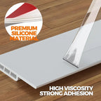 2 Pack Door Draft Stopper Sheets, Rolls & Strips Under Door Draft Blocker Insulator Doors Sweep Weather Stripping Noise Stopper Strong Adhesive Door Thresholds, White