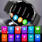 Smartwatch 2026 New Arrival, Metal Body, Silicone Band, Multiple Watch Faces, Wireless Communication, SMS Alerts, Sports Modes, USB Charging, Music Control, Step Counter, Gift Idea, Multifunctional Touchscreen Smartwatch [Sold 538 units]
