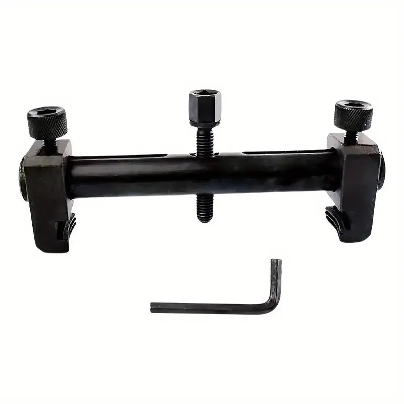 Adjustable Crankshaft & Power Steering Pump Pulley Removal Tool - 2025 Upgraded Design with Adjustable Arms, Heavy Duty Ratchets, Ratchet Combination Wrenches [Sold 386 units]
