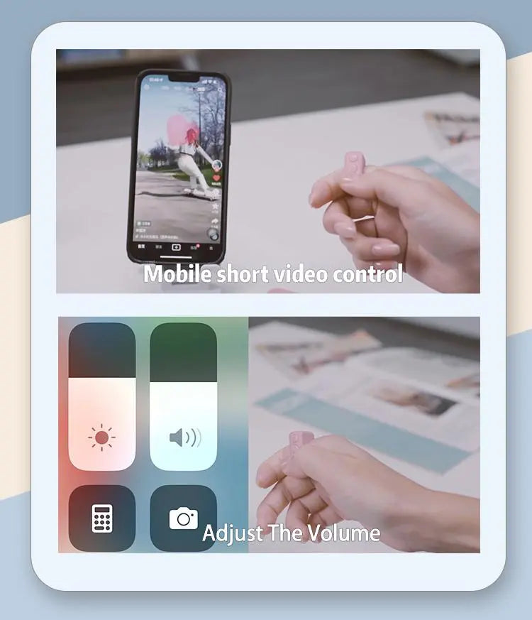Xring Scrolling Ring Remote Control Scroller Page Turner,Bluetooth Selfie & Video Recording Remote,Music Control for iPhone,iPad,Android,Smartphone MothersDaygift Summervibes