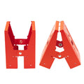 GJANSH 2Pcs Heavy Duty Sawhorse Brackets with Down Clamp – Adjustable Fast Fixed Clip for Woodworking, DIY Projects & Jobsite Cutting. Secure Connector for 2x4 Lumber.