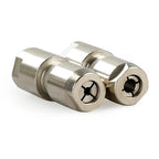 Angle Grinder to Straight Grinder Conversion Kit - 5/8"-11 Threaded Fit Adapter, 2 Types of Collets (3MM/6MM, 1/8"/1/4"), for Grinding, Cutting, Polishing, Compatible with Standard Power Tools Hardware  [Sold 1000+ units]