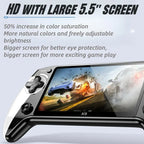 X9 Handheld Game Console, Rechargeable Portable Game Console with Built-in 10 Emulator Games, Handheld Wireless Gaming Console for Home & Travel, Protective #SummerVibes summerwins